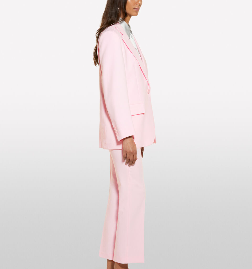 Pink formal trousers - women's regular fit trousers - Soft Pink | Sisley image number 2